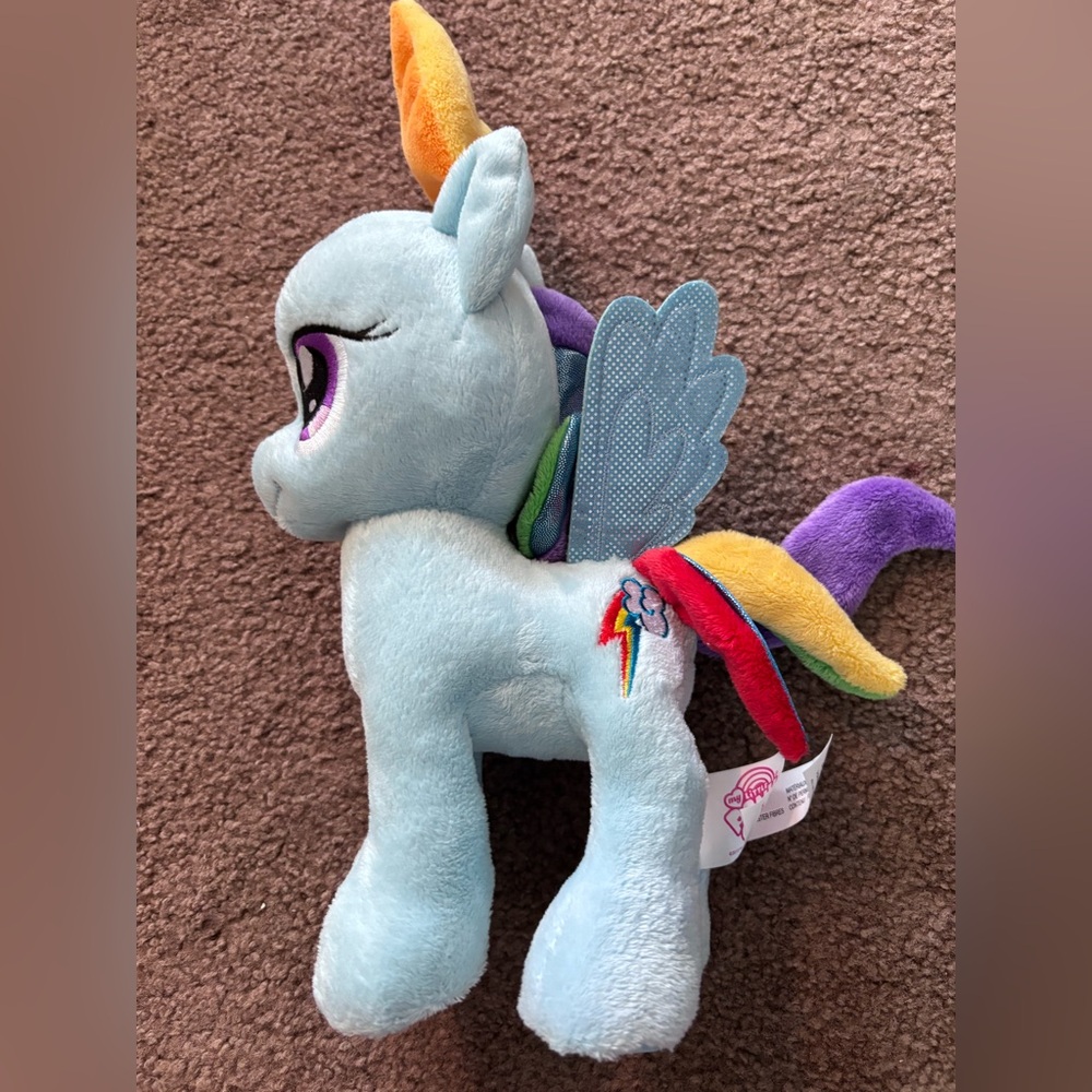 My Little Pony Plush with Blue and Green Mane - Picture 2 of 4